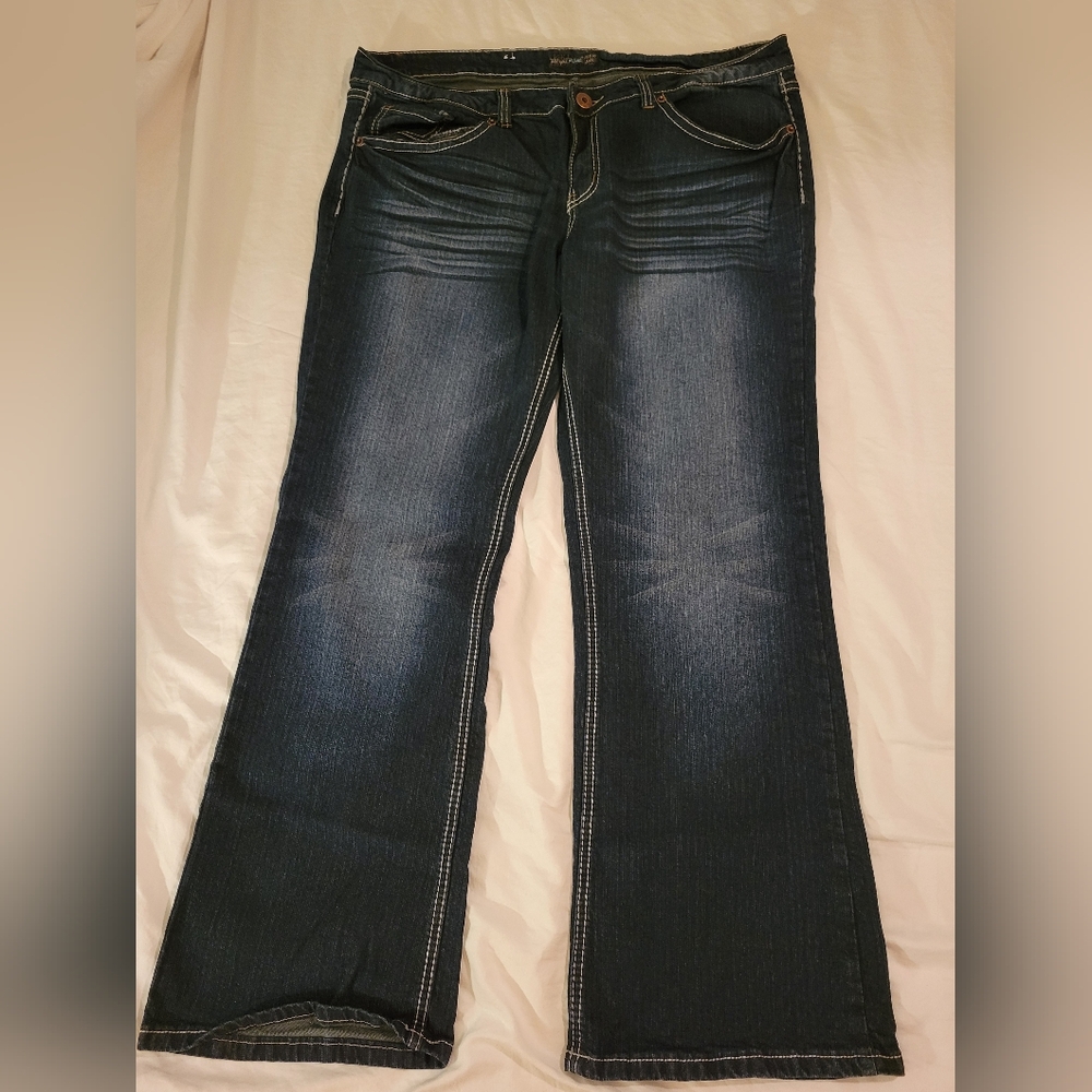 Royal Blue Denim Jeans. 19x30